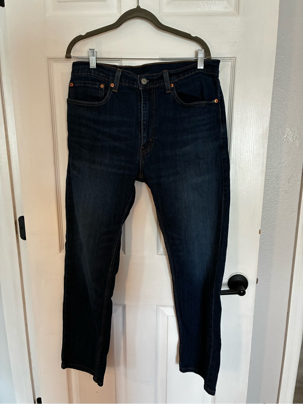 Levi's Straight Leg Dark Indigo Jeans